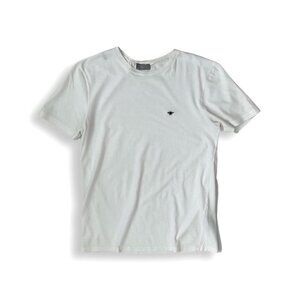 Dior White T-Shirt with Bee embroidery